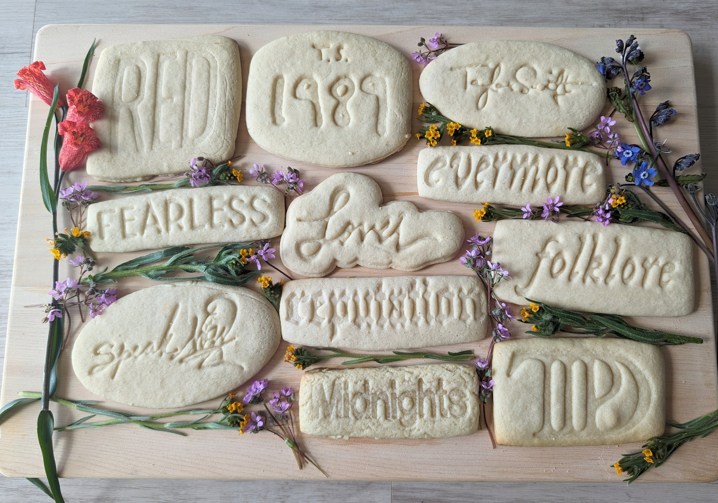 Taylor Swift Albums set of 12 cookie cutters