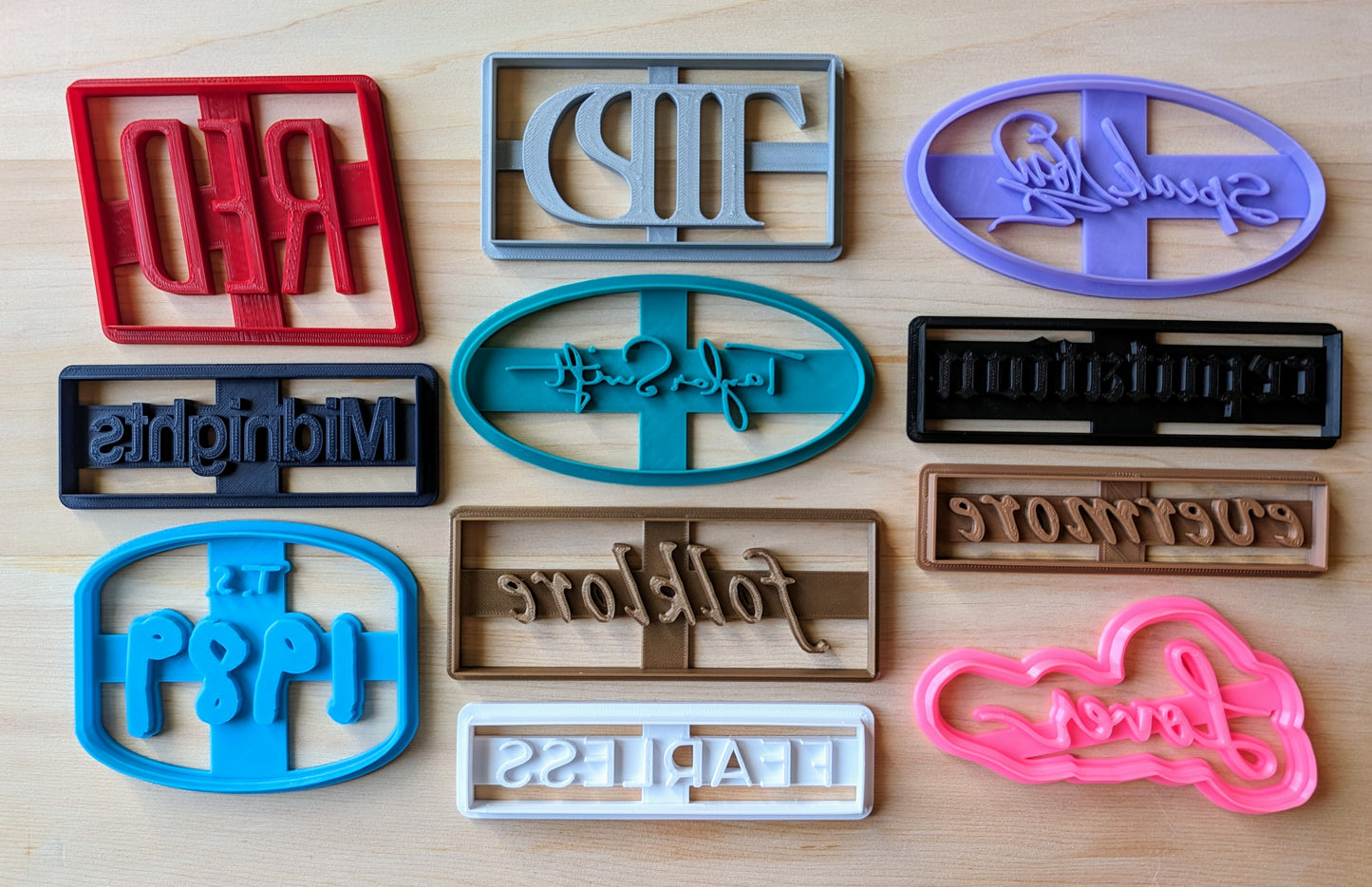 Taylor Swift Albums set of 12 cookie cutters