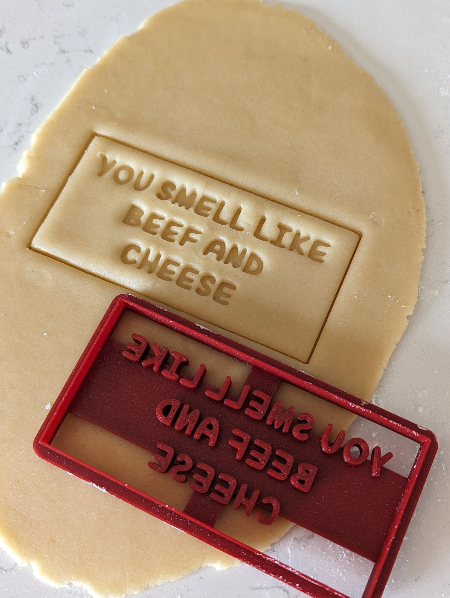 You Smell Like Beef & Cheese - Elf Cookie Cutter