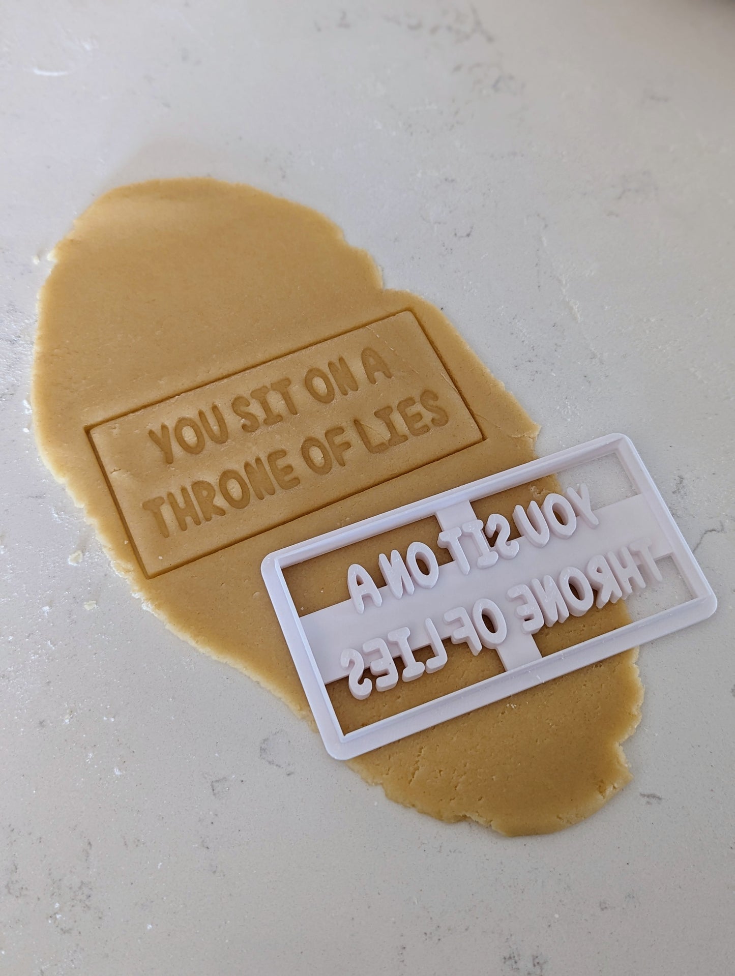 You Sit on a Throne of Lies - Elf Cookie Cutter