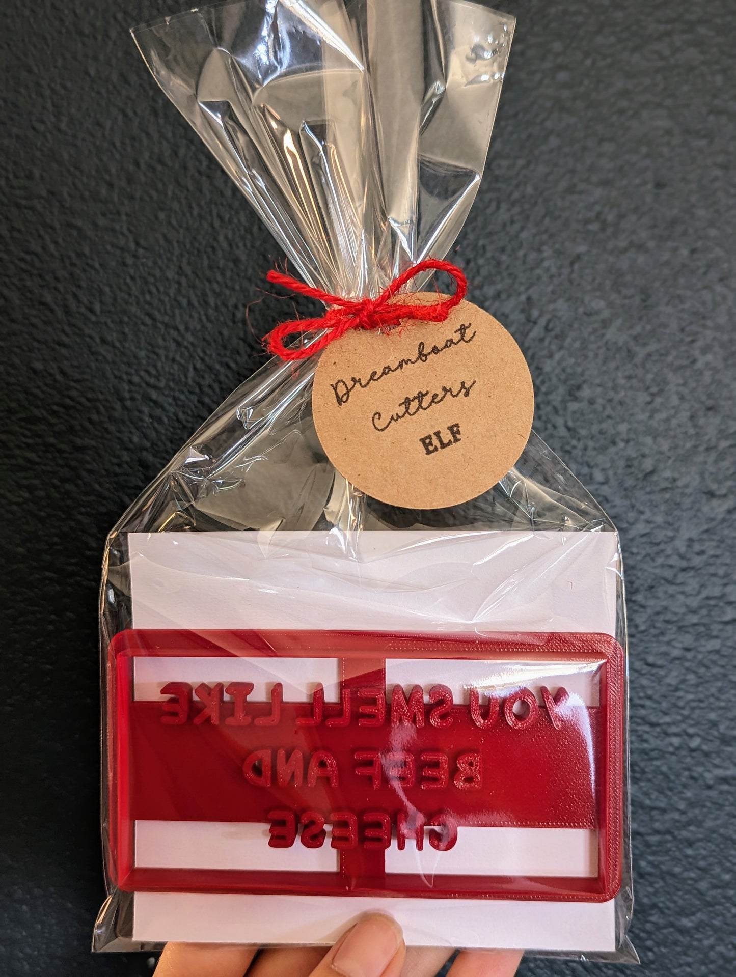 You Smell Like Beef & Cheese - Elf Cookie Cutter