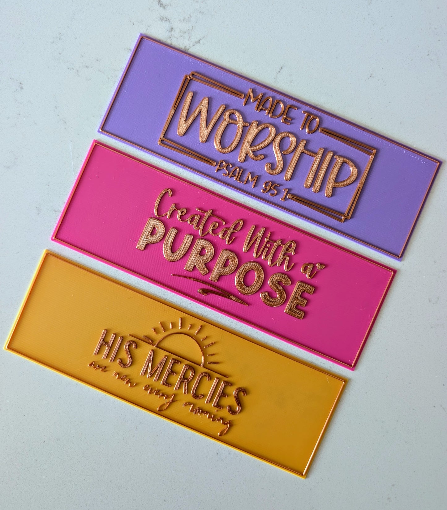Bible Verse Bookmarks (set of 3)