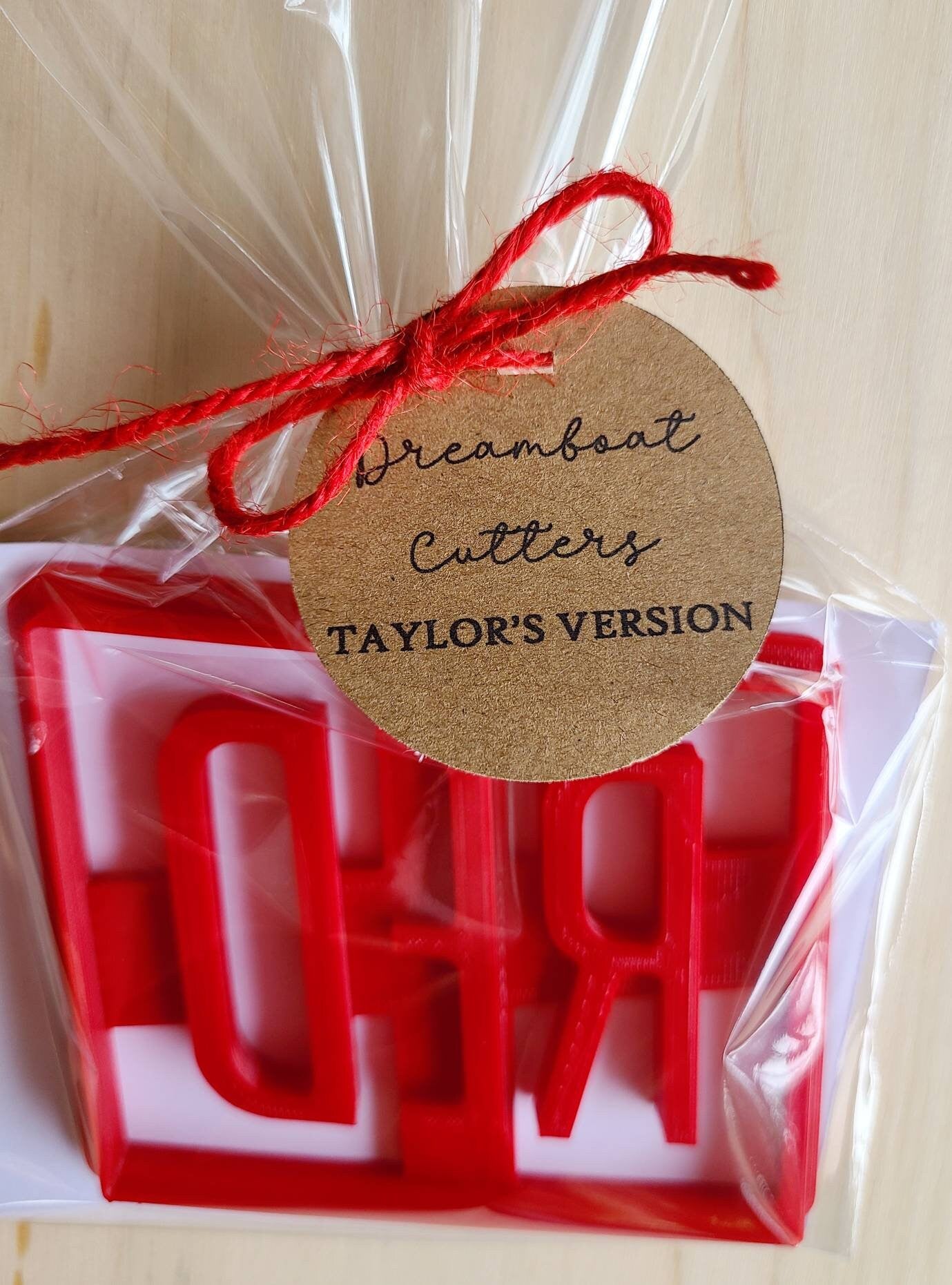 Taylor's Version Red Cookie Cutter