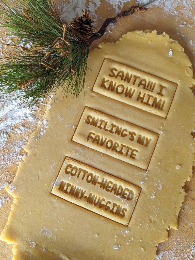 Elf Cookie Cutters (Set of 3) The Nice List