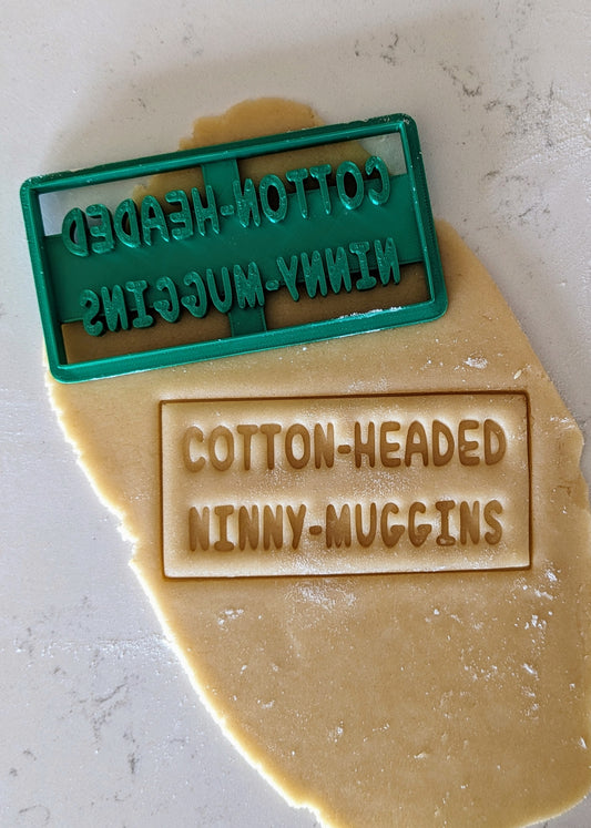 Cotton-Headed Ninny Muggins Cookie Cutter