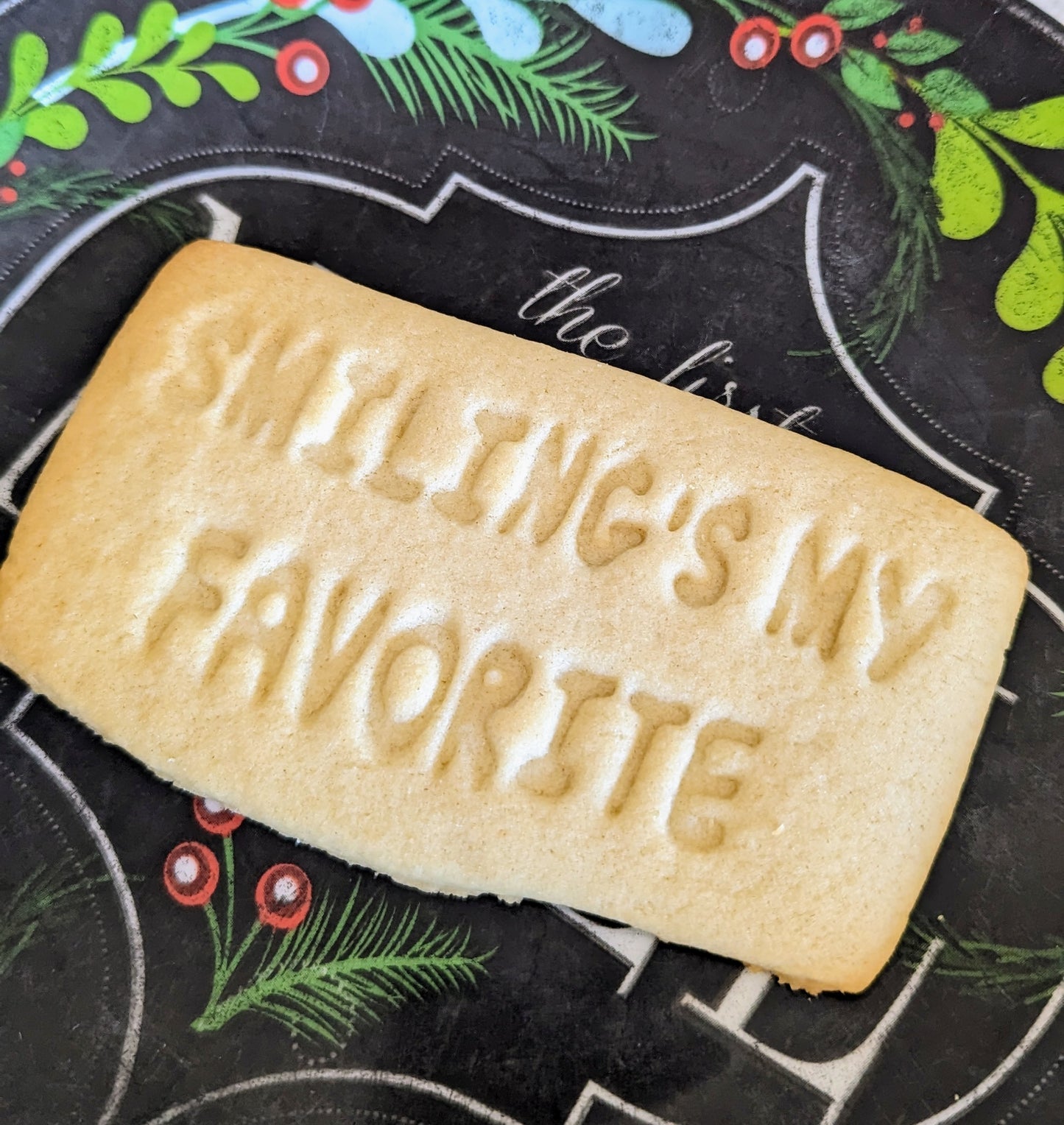 Smiling's my Favorite - Elf Cookie Cutter