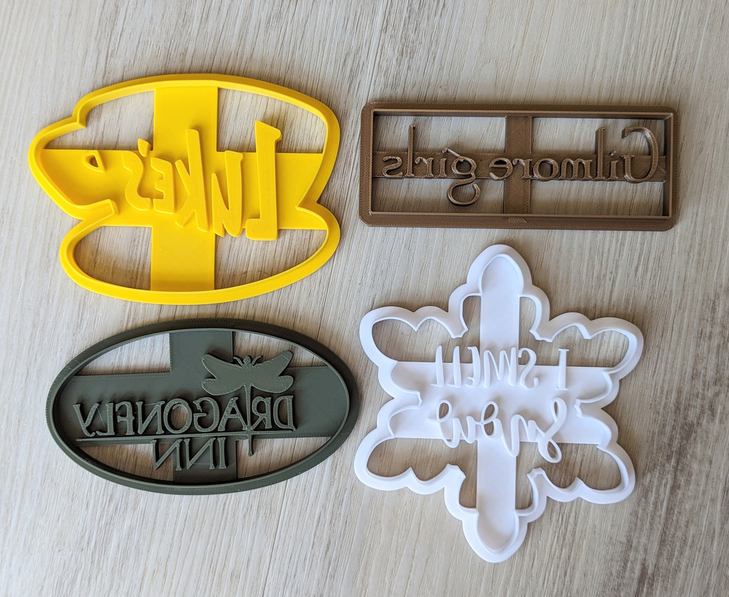 Gilmore Girls Cookie Cutters( Set of 4)