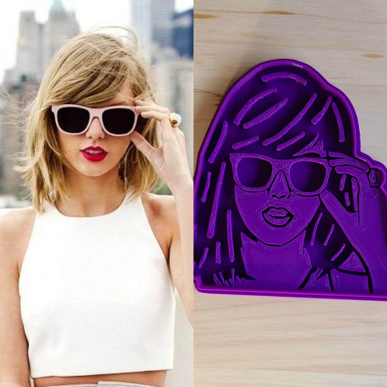 Taylor Swift Sunglasses Cookie Cutter